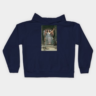 Circe Offering the Cup to Ulysses, 1891 John William Waterhouse Kids Hoodie